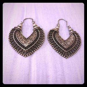 German silver earrings